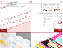 Tablet Screenshot of loewen-apotheke-naumburg.de